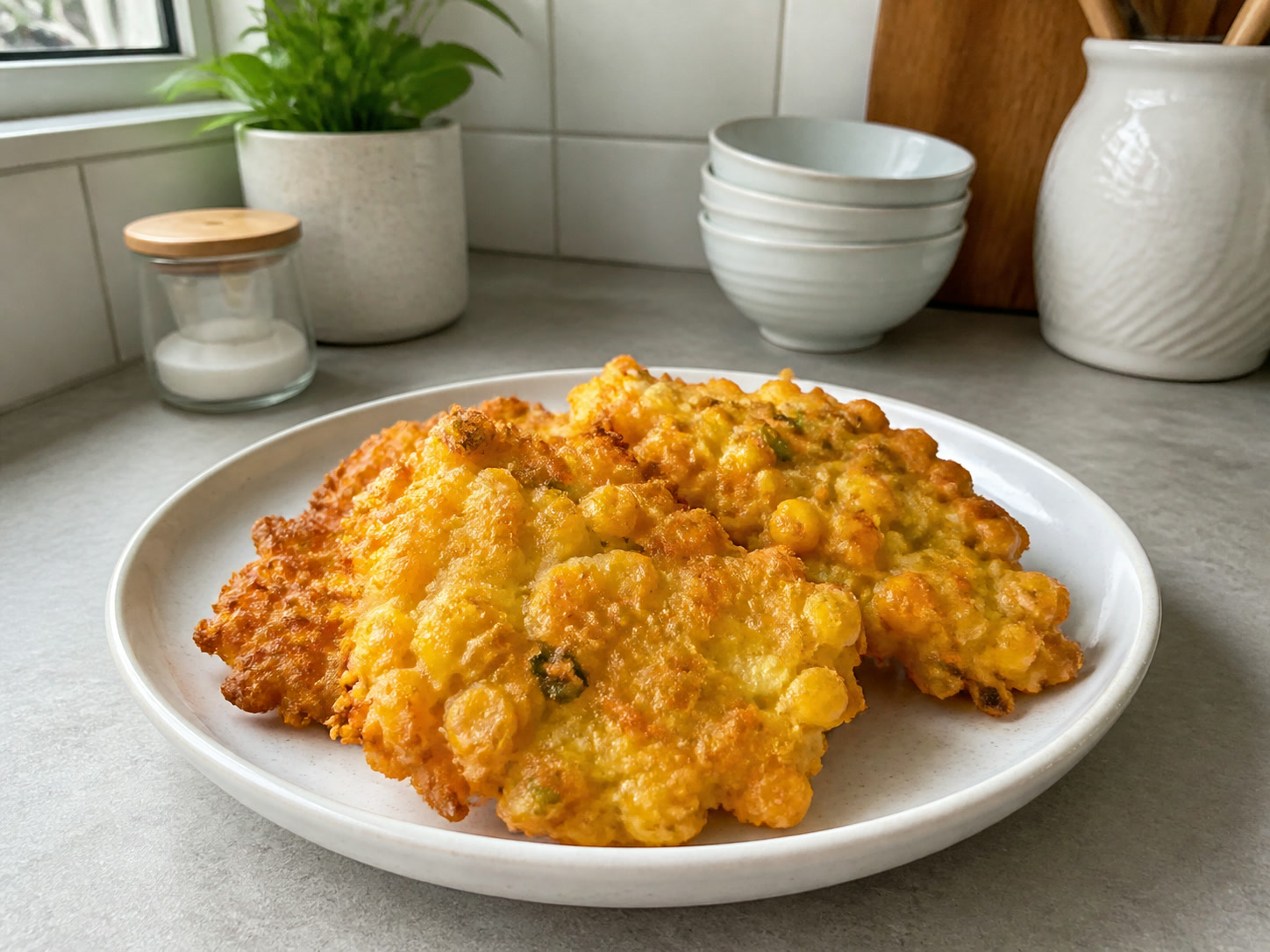 印尼粟米炸餅 finished dish