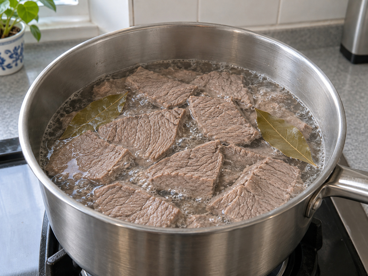 印尼巴拉多香辣脆牛肉 — 3. 調低火煮25至30分鐘