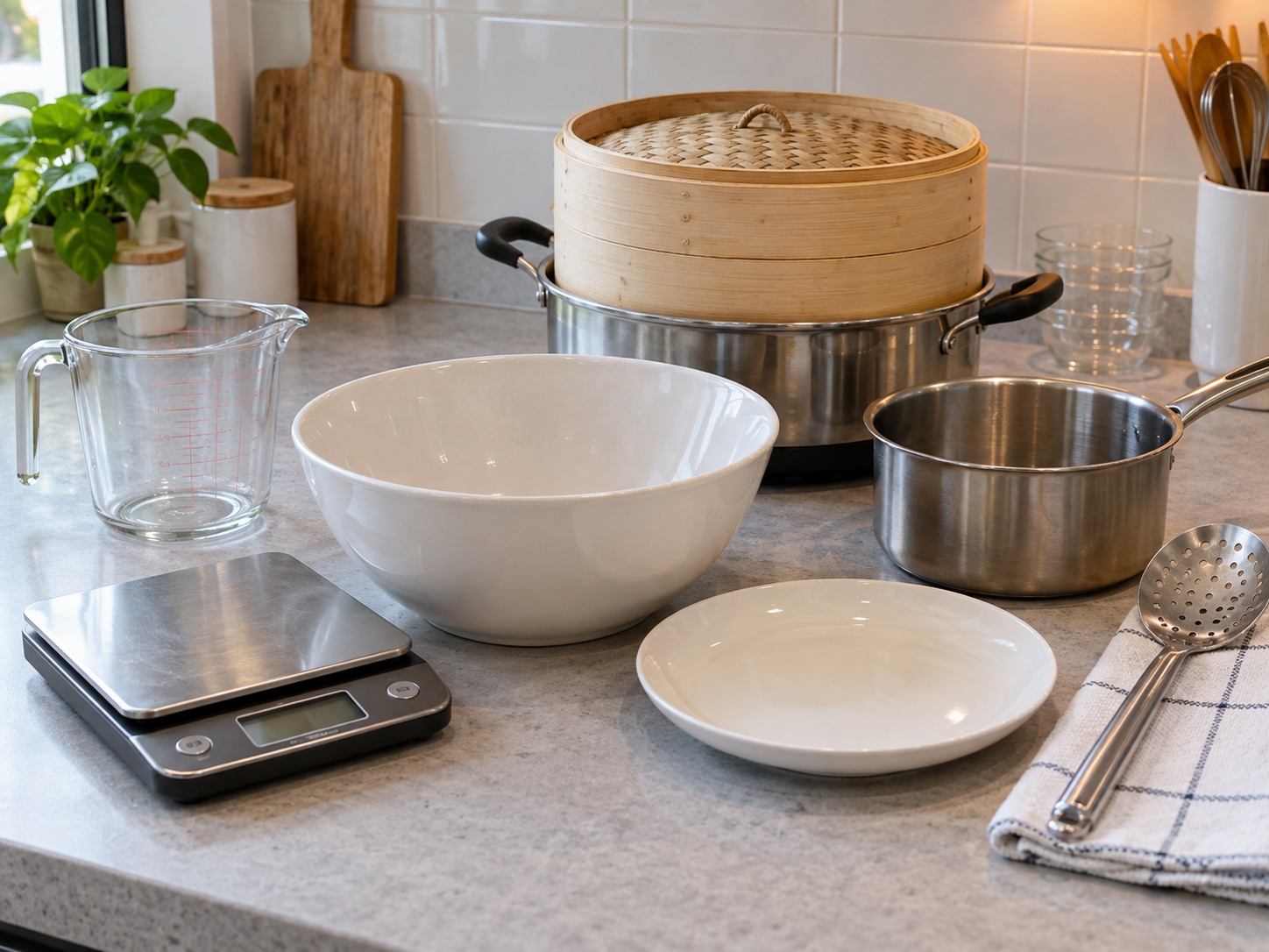 Indonesian Klepon Palm Sugar Rice Balls — tools