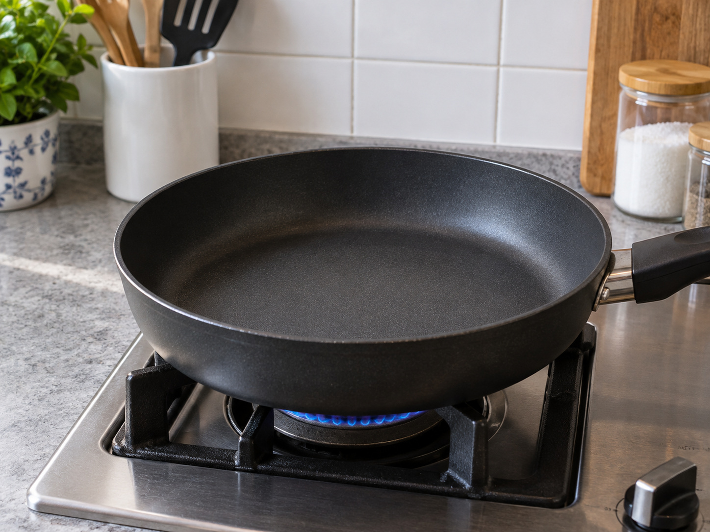 Indonesian Martabak Manis Sweet Pancake — Preheat a thick nonstick pan on low