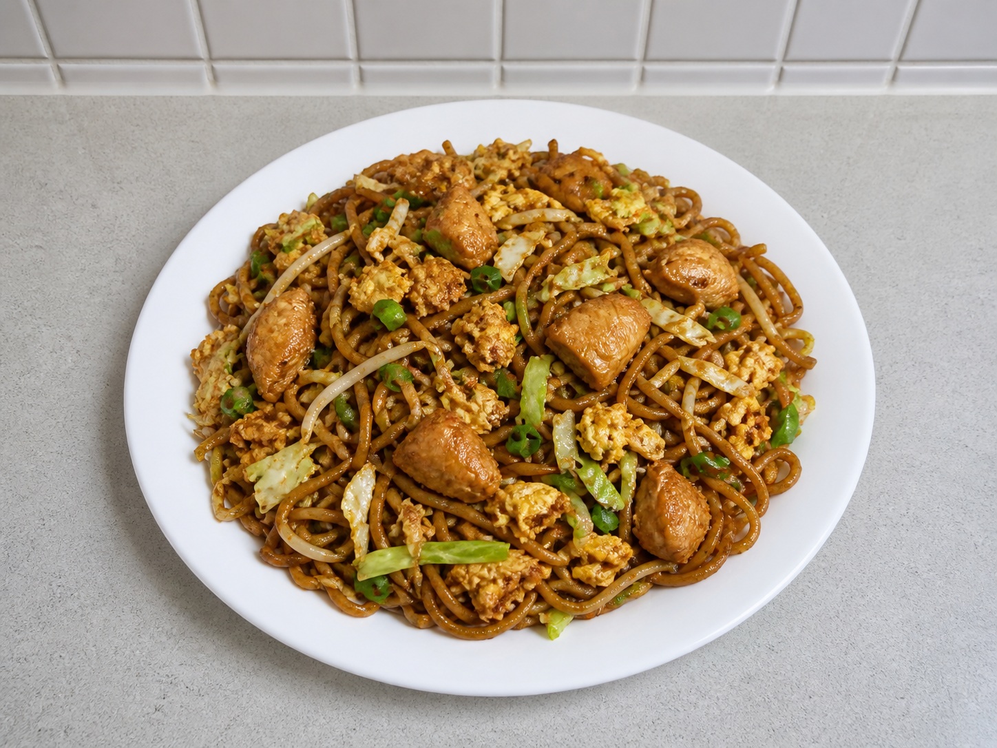 印尼爪哇炒麵 — finished dish