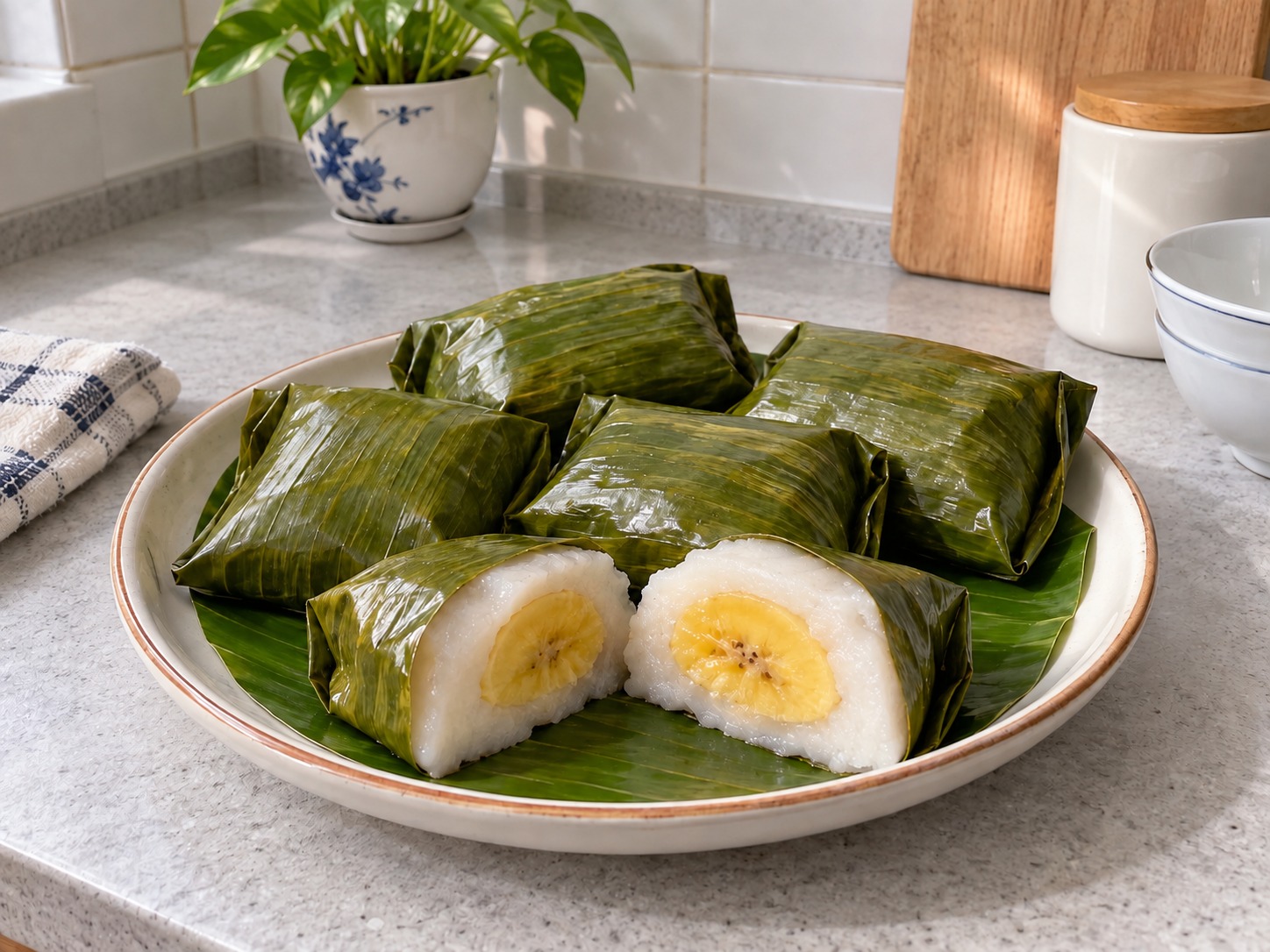 印尼香蕉米糕 — 完成圖