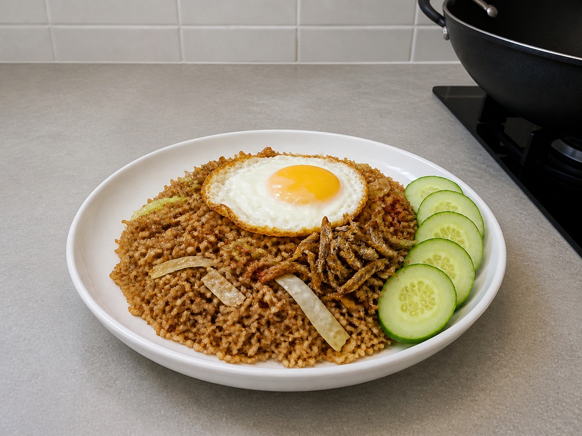 Nasi Goreng Kampung โ hidangan selesai