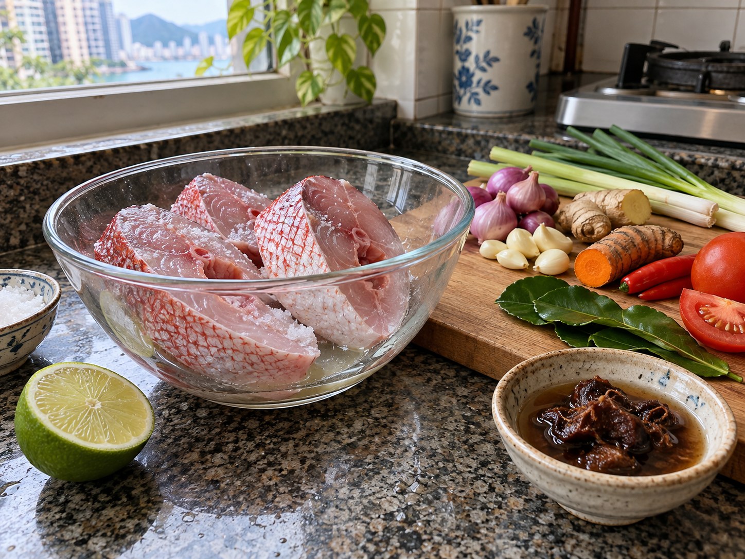 印尼 Jepara 酸香魚湯 — 青檸鹽略醃