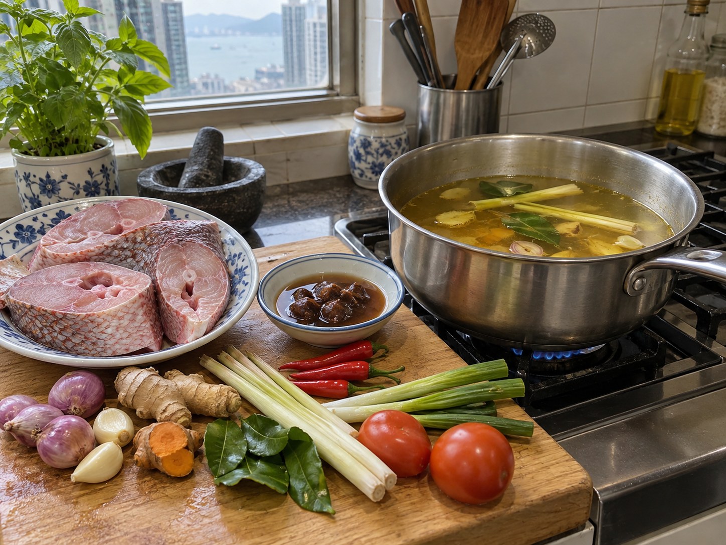印尼 Jepara 酸香魚湯 — 加入羅望子