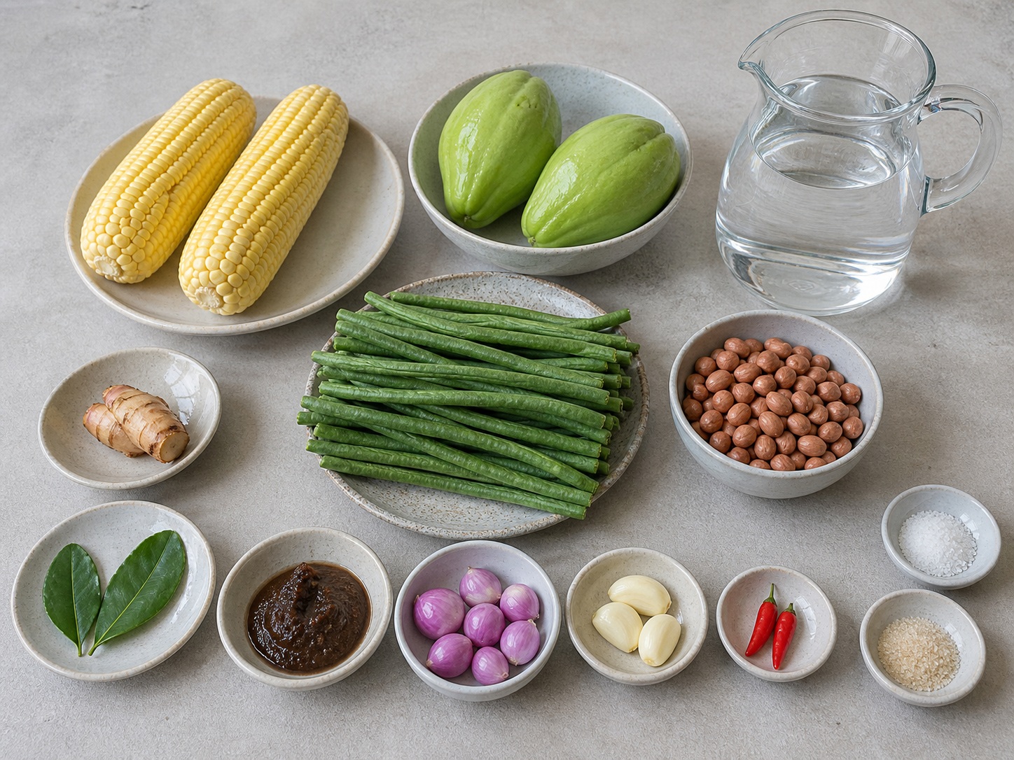 Sayur Asem — ringkasan bahan