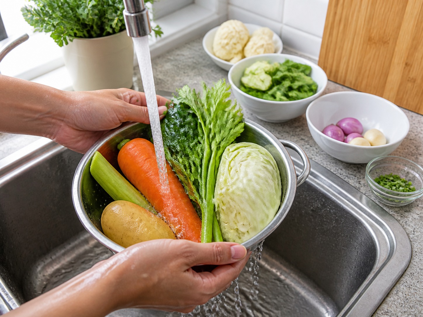 Sayur Sop Indonesia — langkah 1
