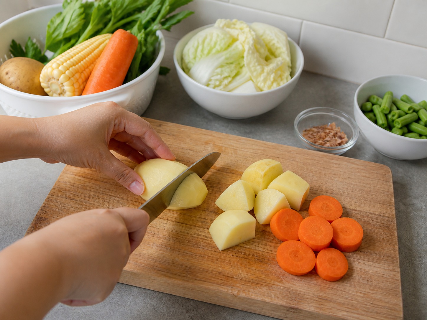 Sayur Sop Indonesia — langkah 2