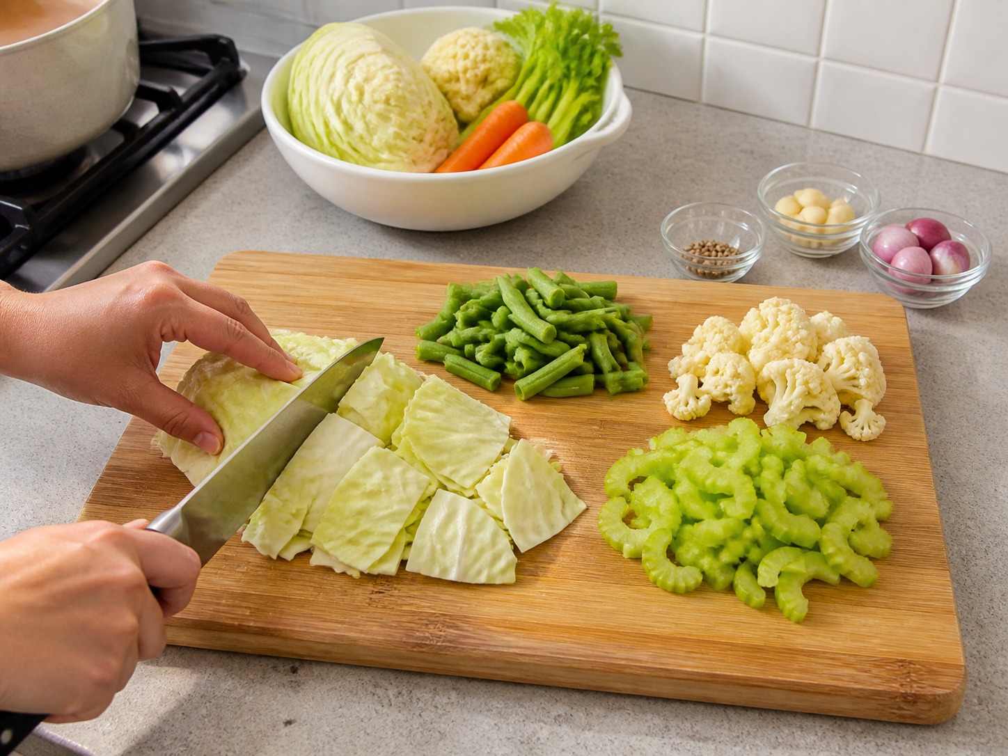 Sayur Sop Indonesia — langkah 3