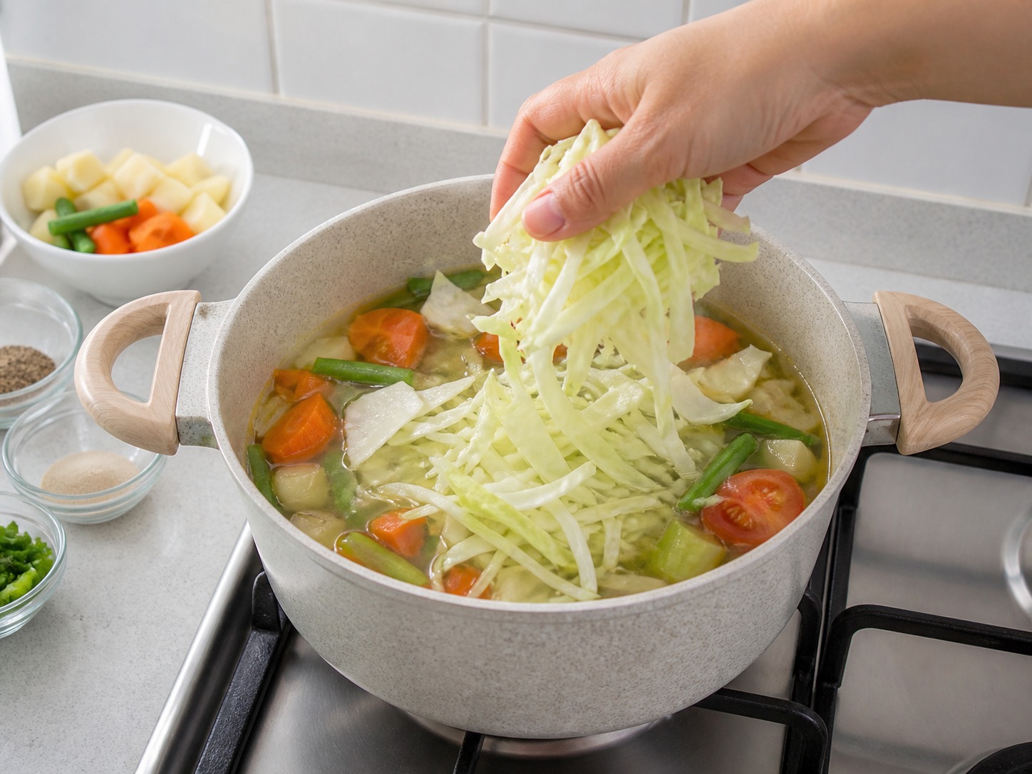 Sayur Sop Indonesia — langkah 9