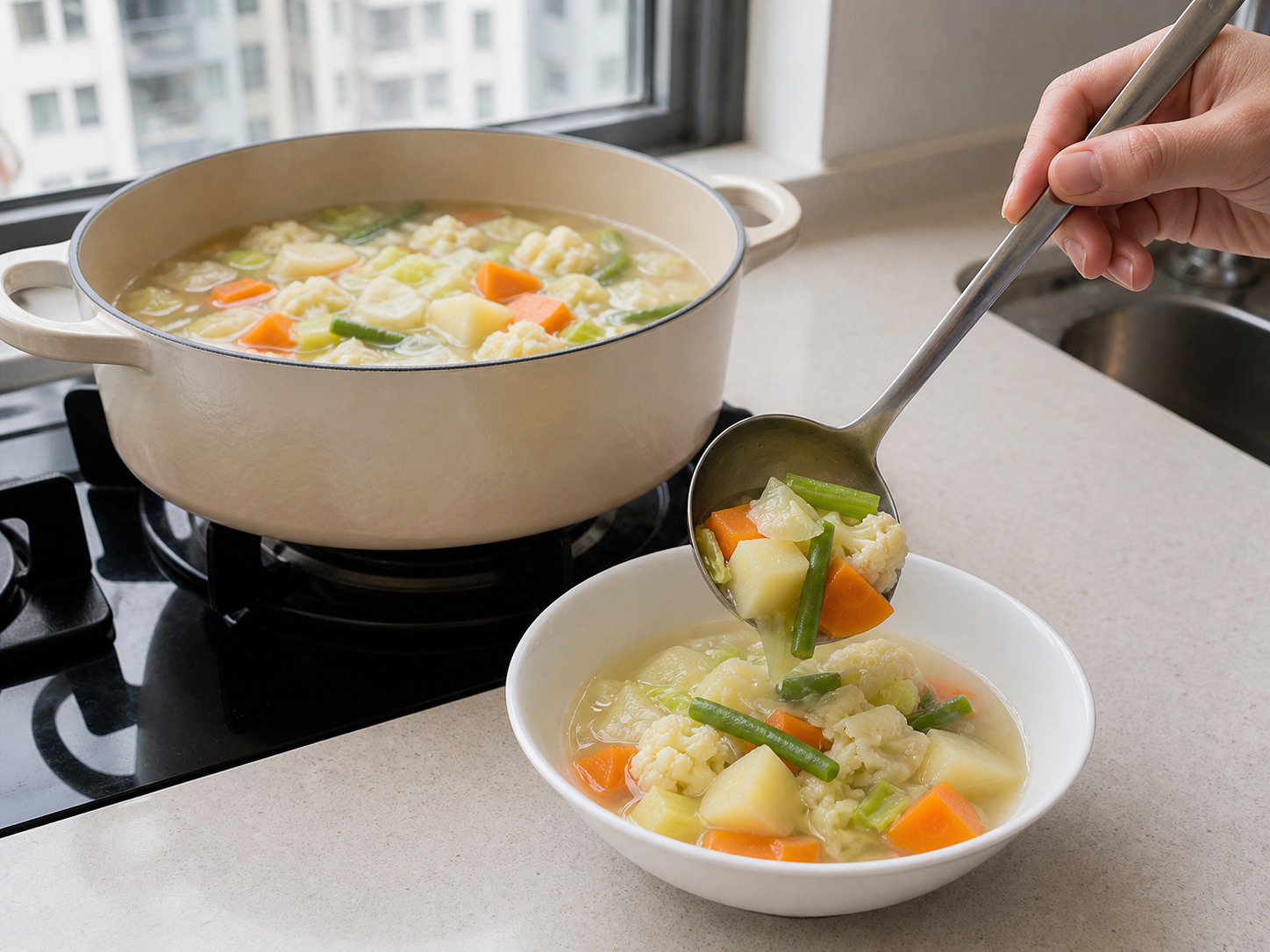 Sayur Sop Indonesia — langkah 12