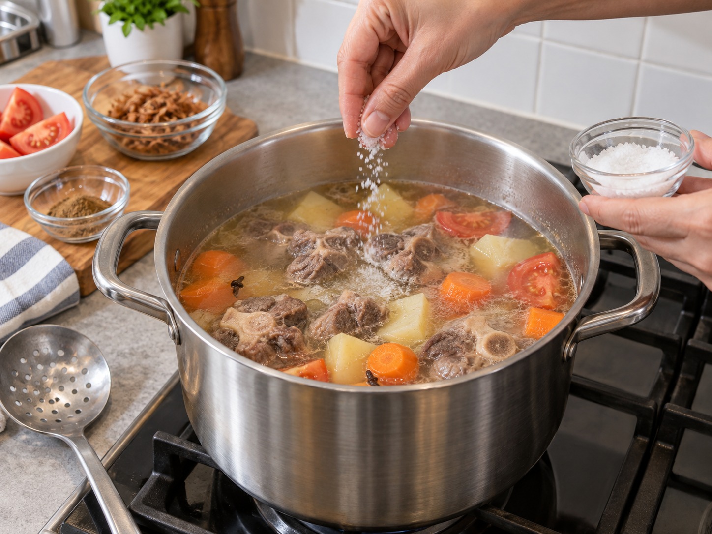 印尼牛尾清湯 Sop Buntut — 以鹽調味