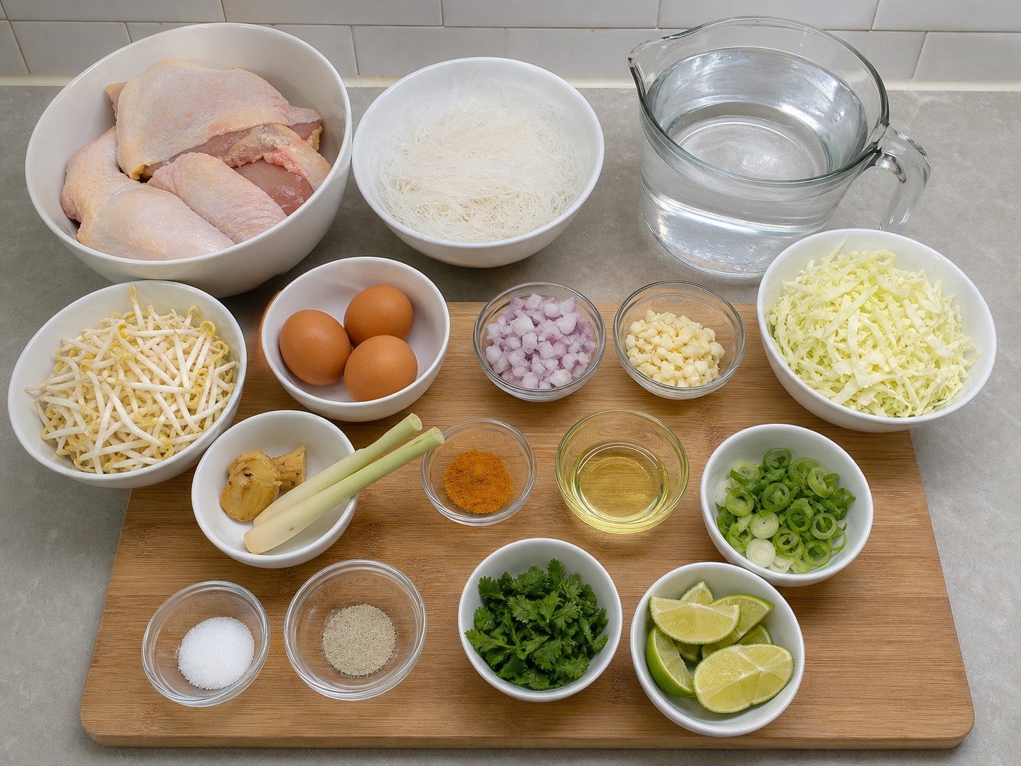 Indonesian Soto Ayam — ingredient overview