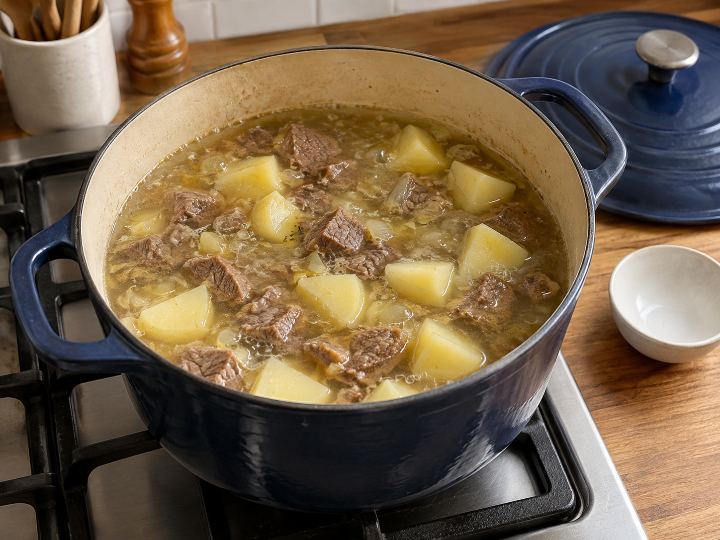 Indonesian Soto Betawi Beef Soup — Idagdag ang patatas