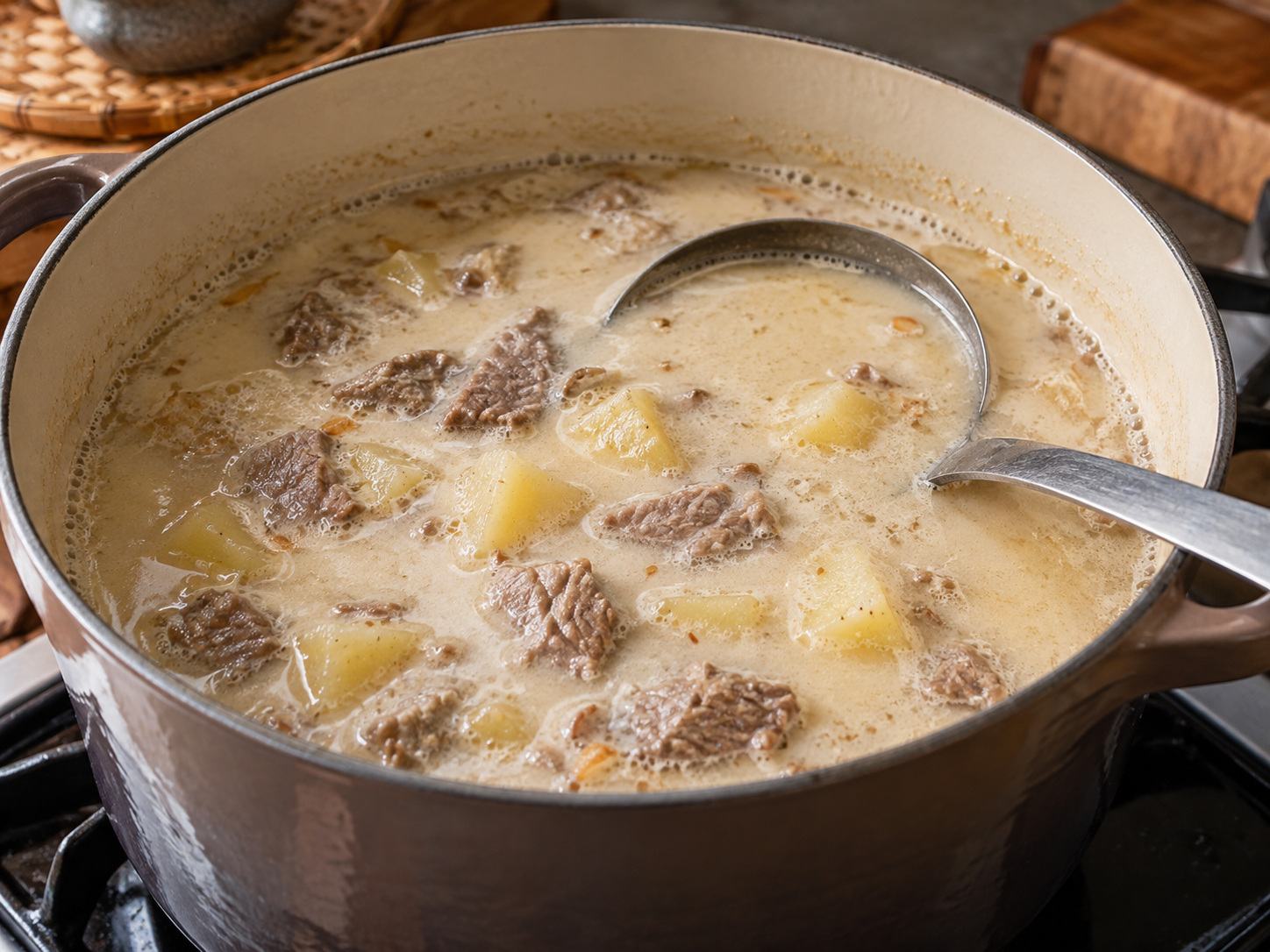 Indonesian Soto Betawi Beef Soup — Idagdag ang gata