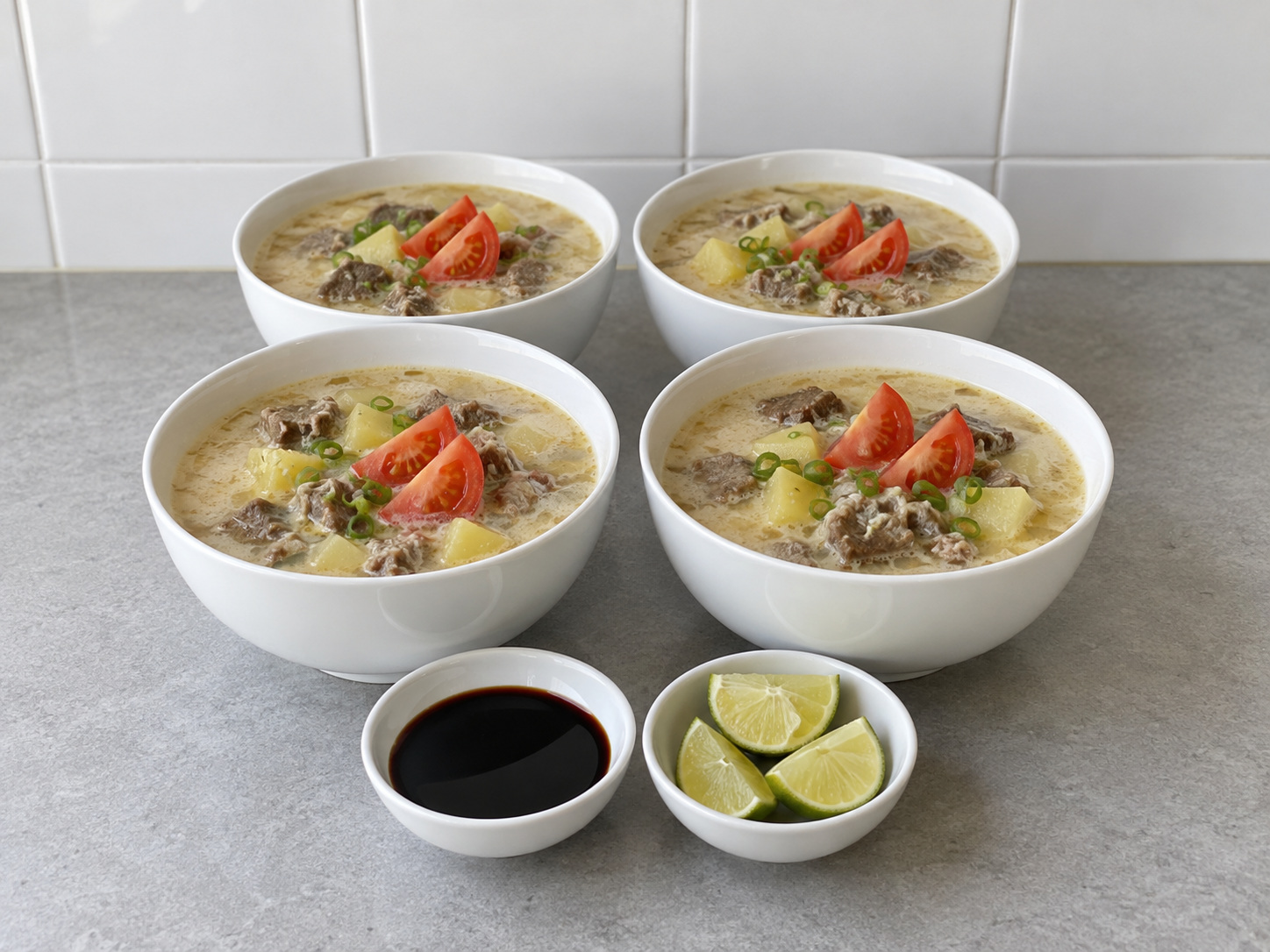 Indonesian Soto Betawi Beef Soup — Tapusin at ihain