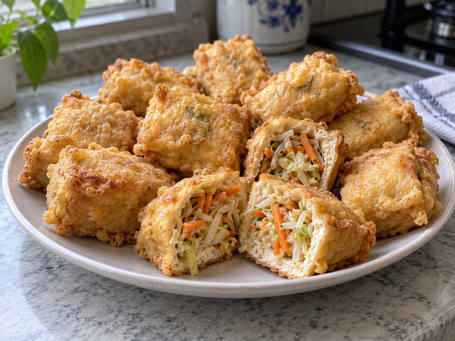 Tahu Isi Sayur Indonesia — hidangan selesai