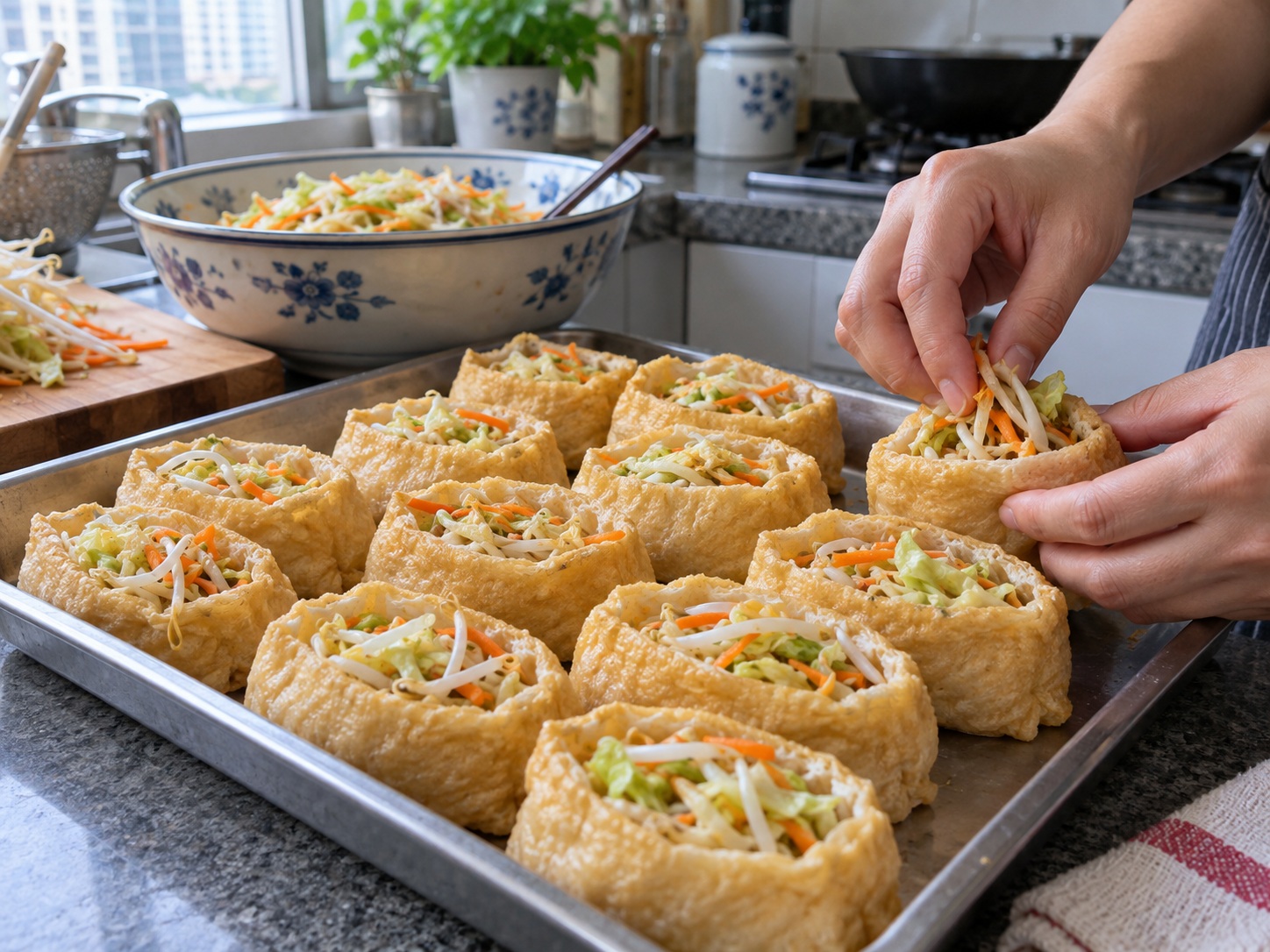 印尼釀豆腐 — 塔胡 Isi 步驟 8