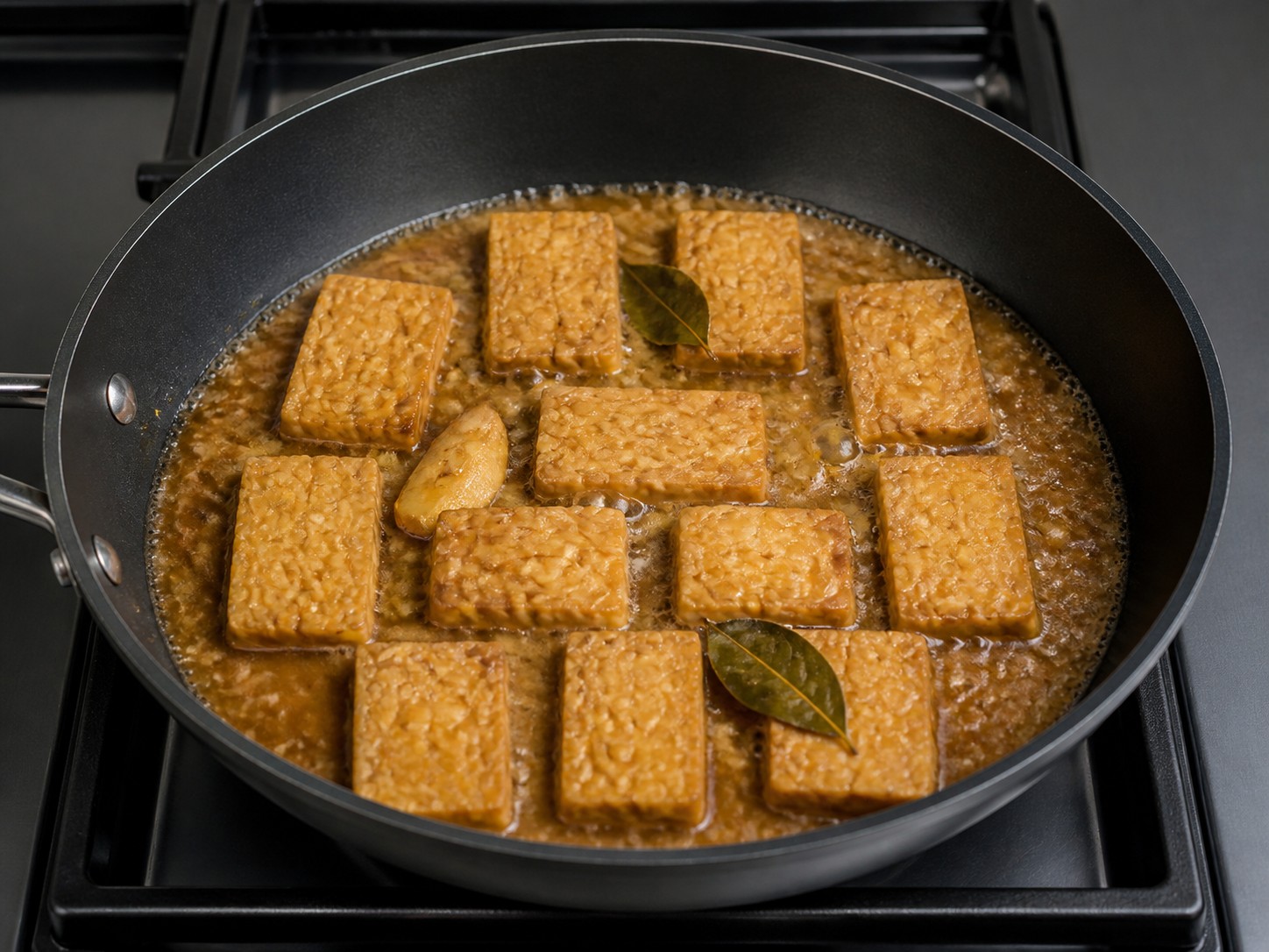 Indonesian Sweet-Spiced Braised Tempeh — step 8