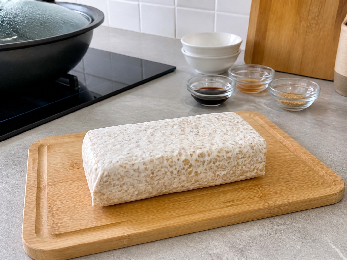 Indonesian Tempeh Orek — hakbang 1