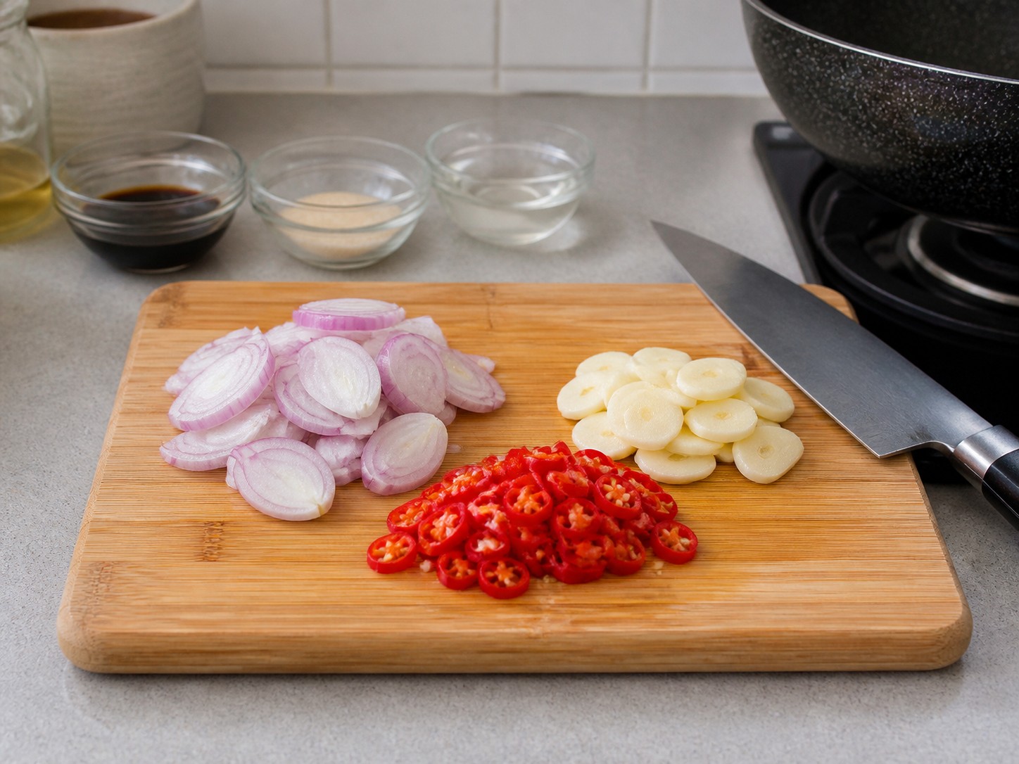 Indonesian Tempeh Orek — hakbang 4