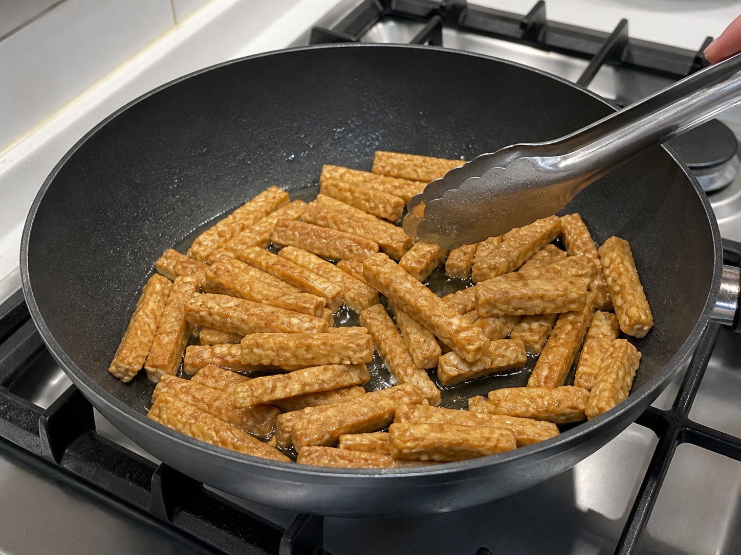 Indonesian Tempeh Orek — hakbang 8