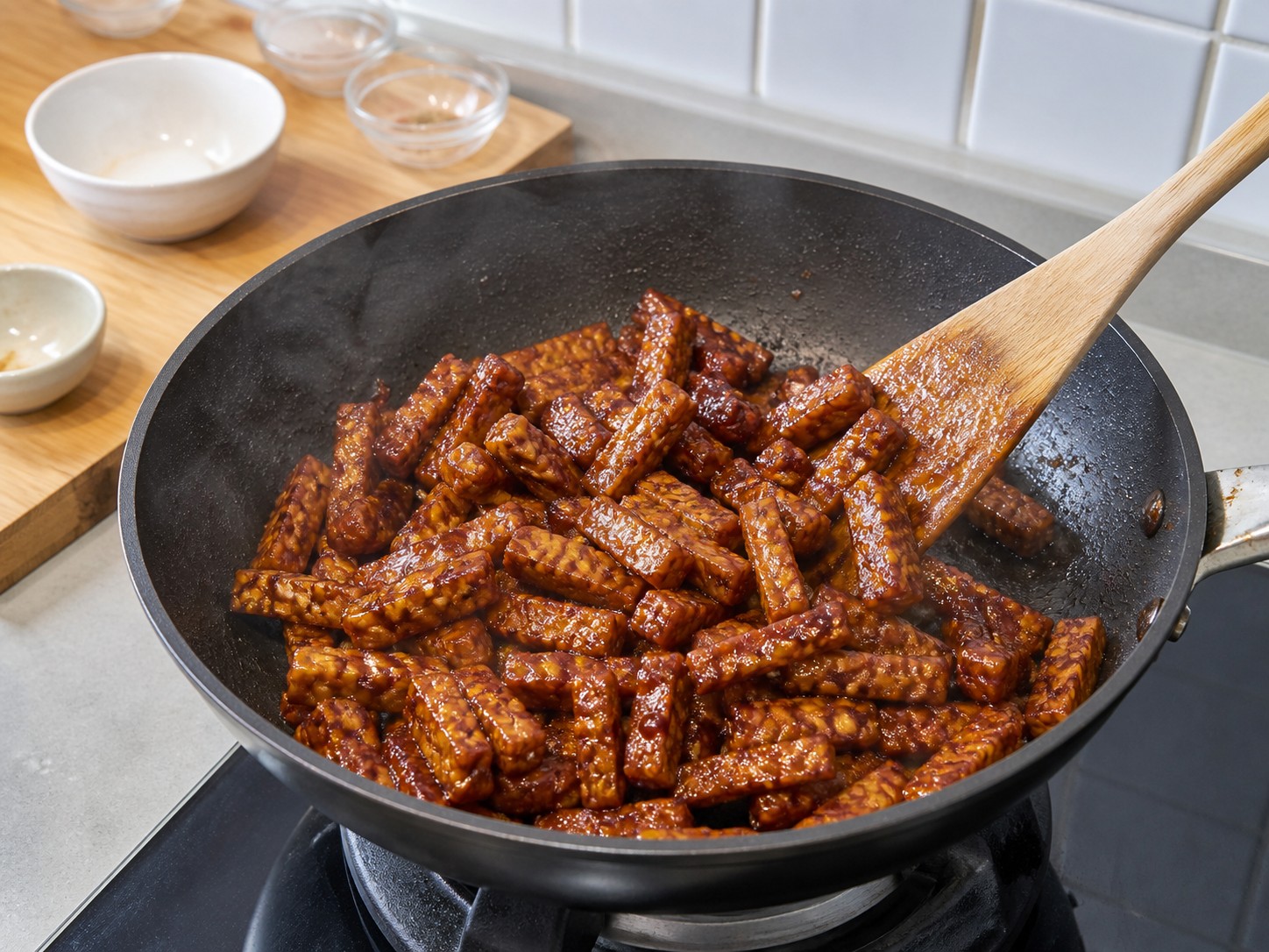 Indonesian Tempeh Orek — hakbang 11