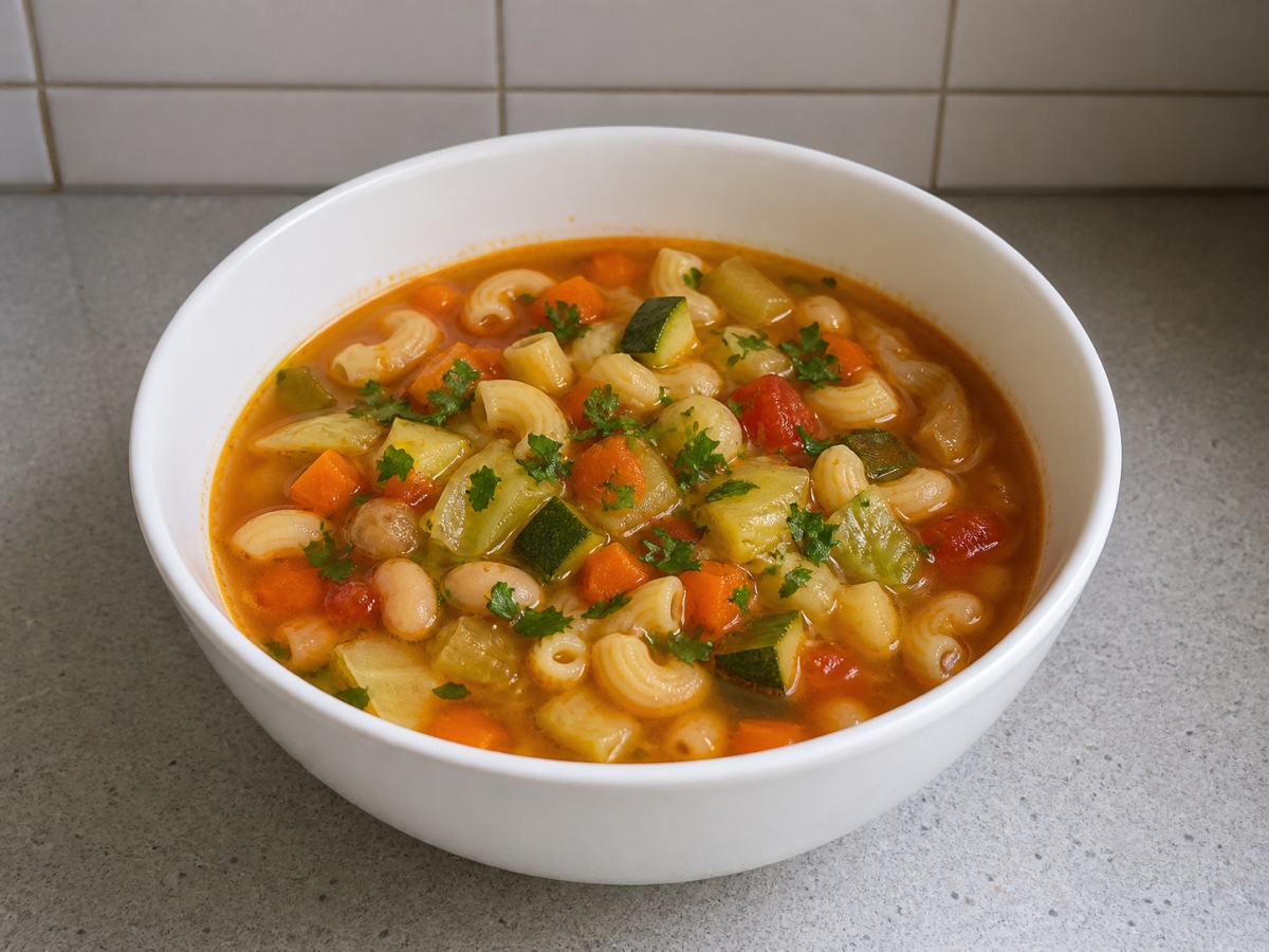意式雜菜豆通粉湯 — 完成菜式
