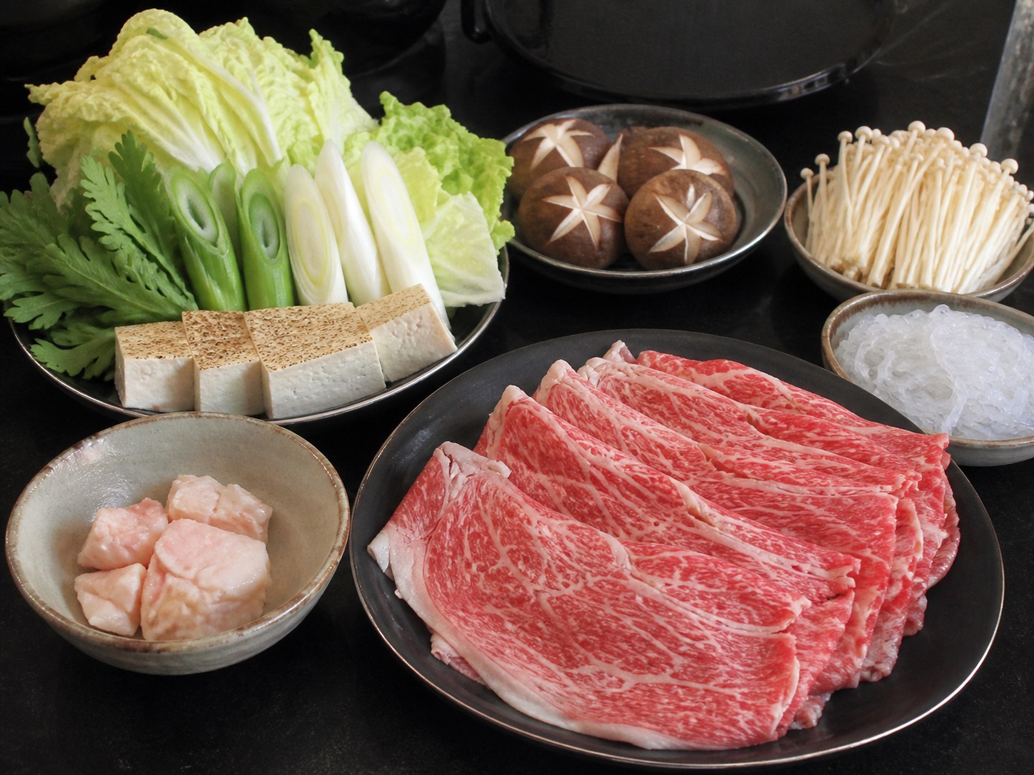 日式牛肉壽喜燒主要材料總覽