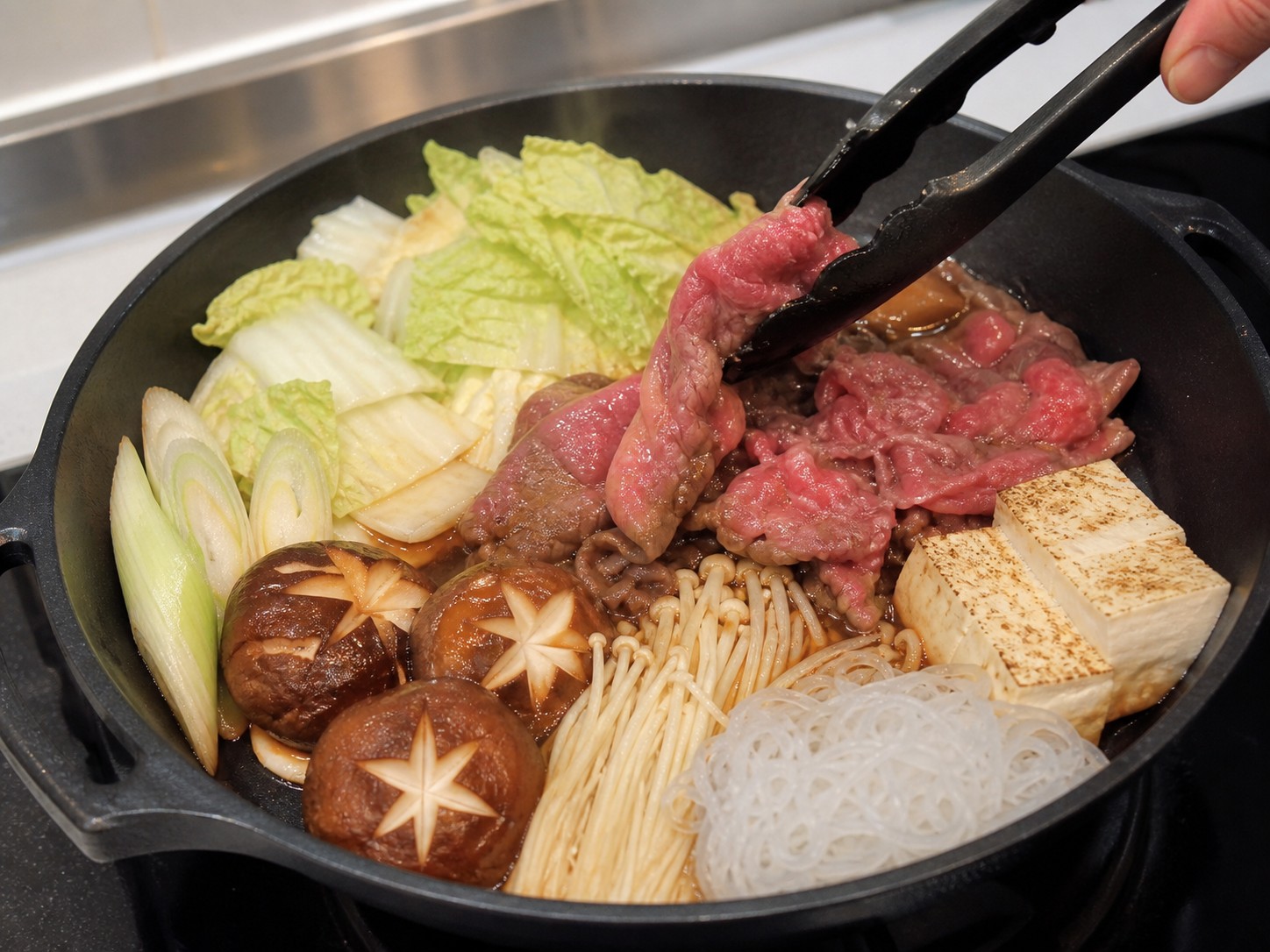 日式牛肉壽喜燒:步驟 10