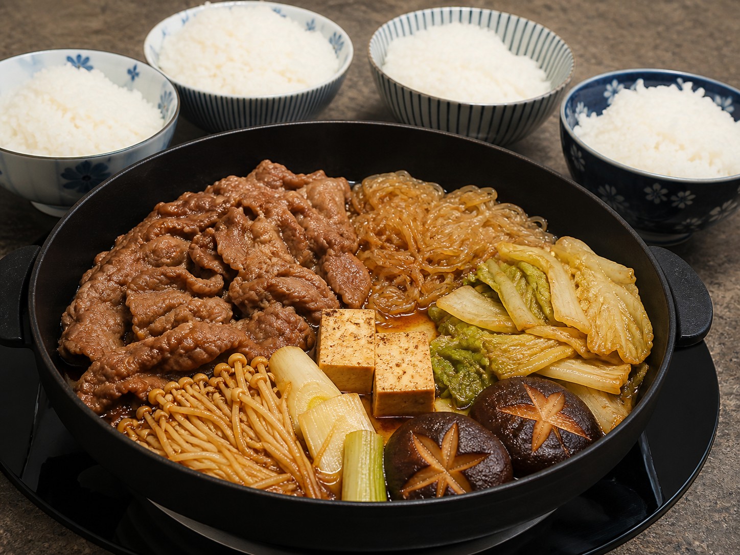 日式牛肉壽喜燒:步驟 12