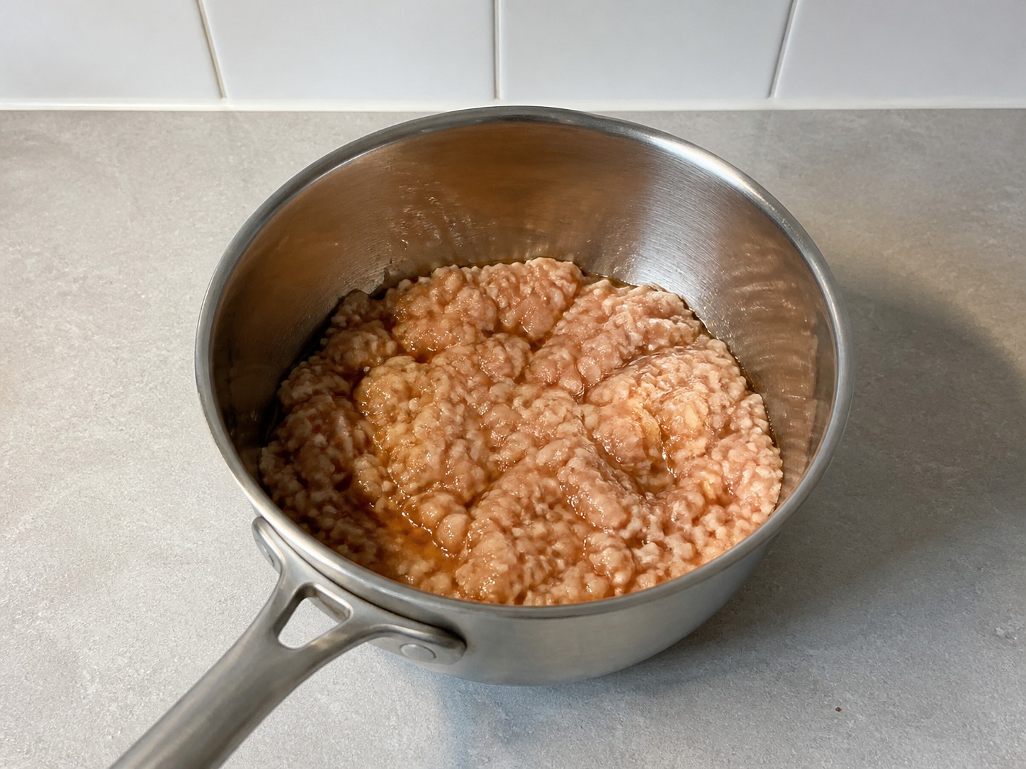 Japanese Chicken Soboro Rice Bowl — Combine chicken