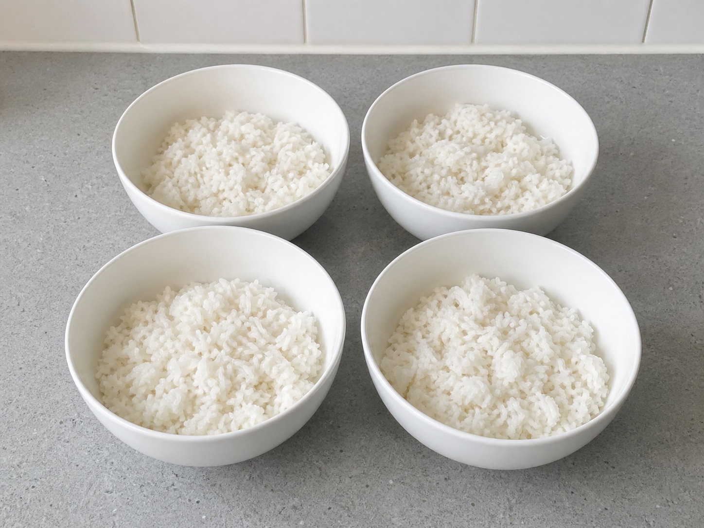 Japanese Chicken Soboro Rice Bowl — Divide rice
