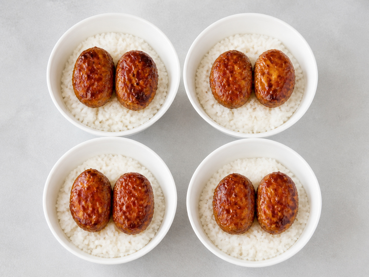 Rice Bowl Tsukune Ayam Jepang — Susun mangkuk