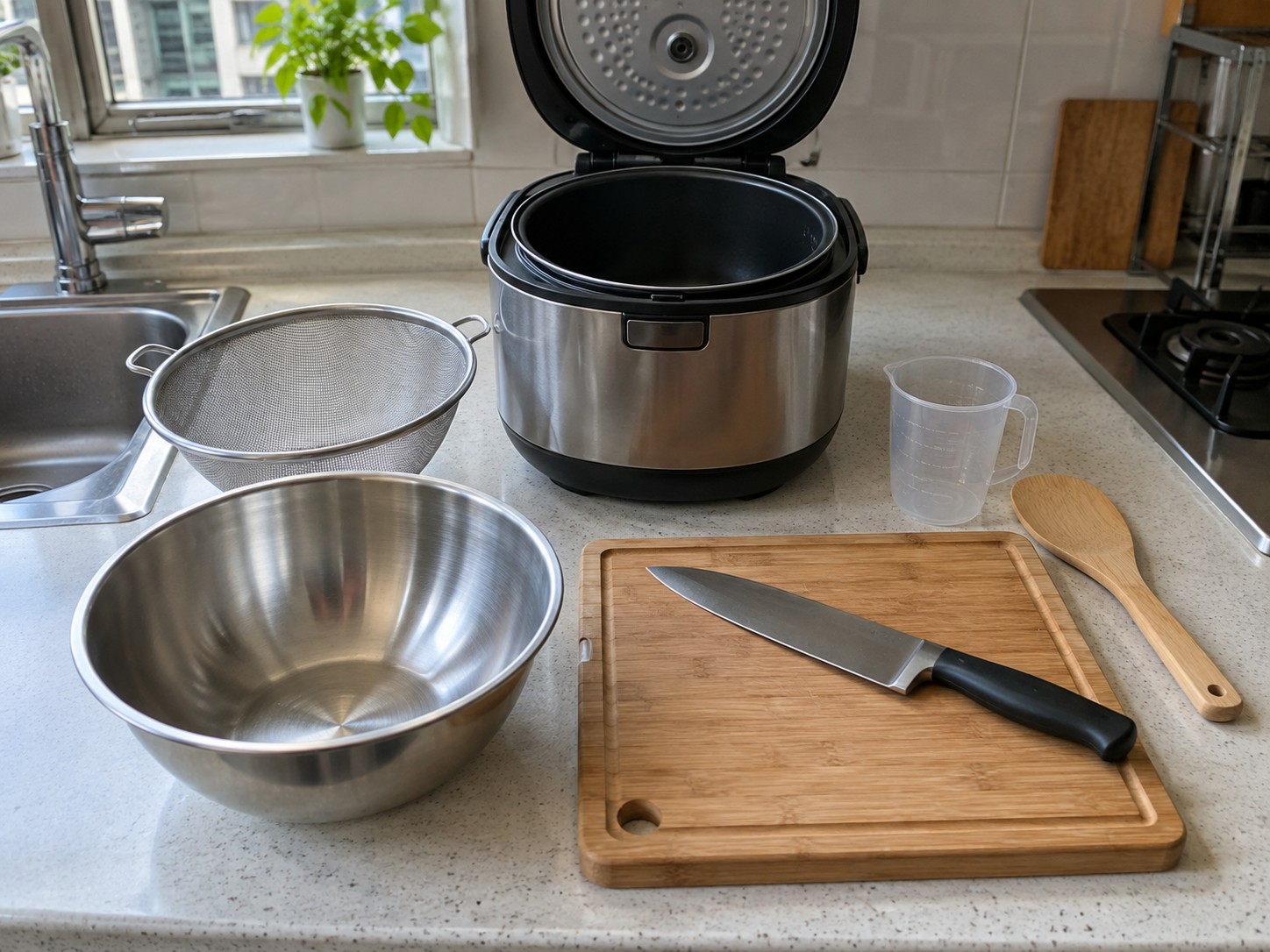 Japanese Butter Corn Rice — tools
