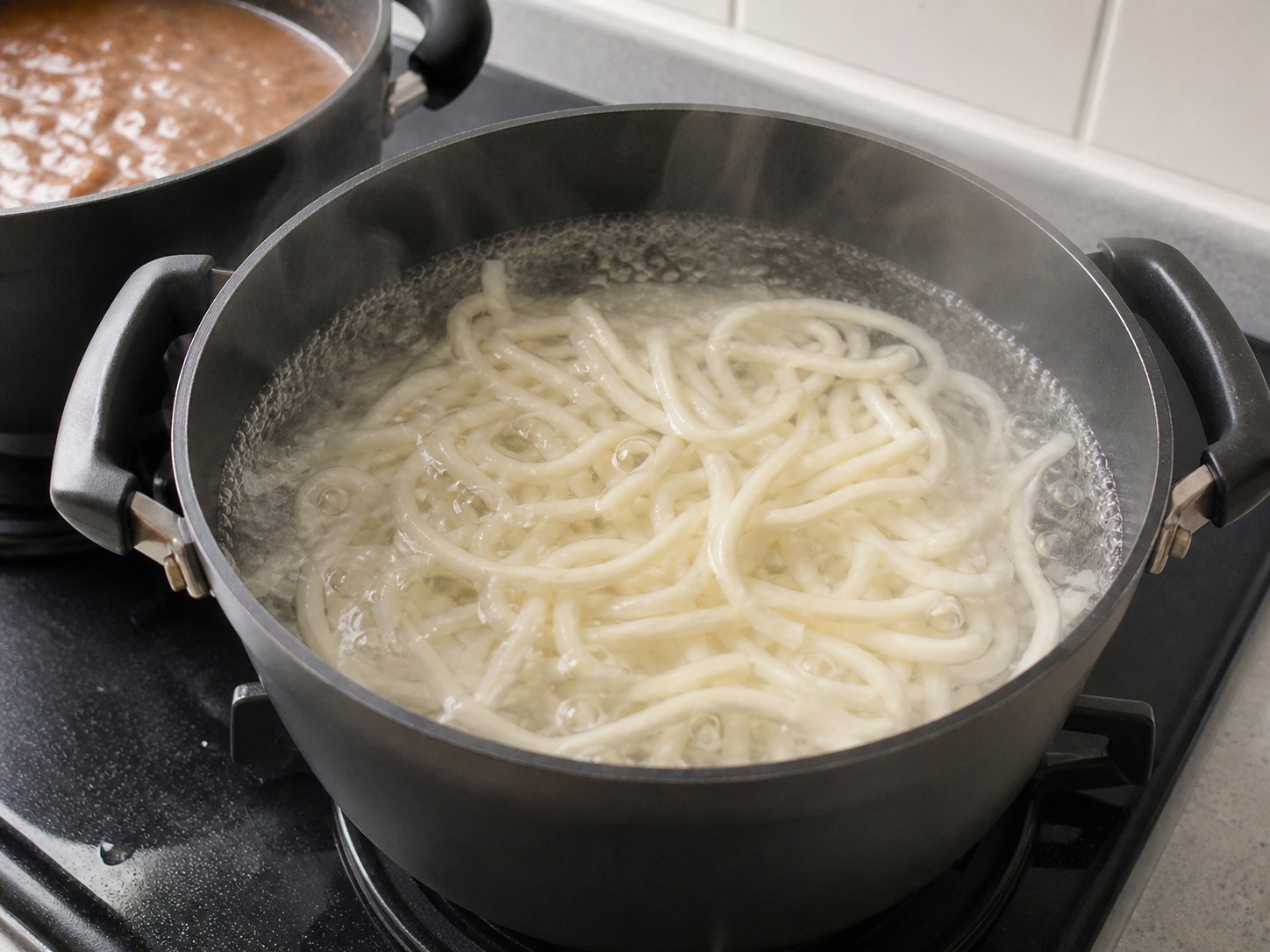 日式咖喱牛肉烏冬:煮鬆烏冬