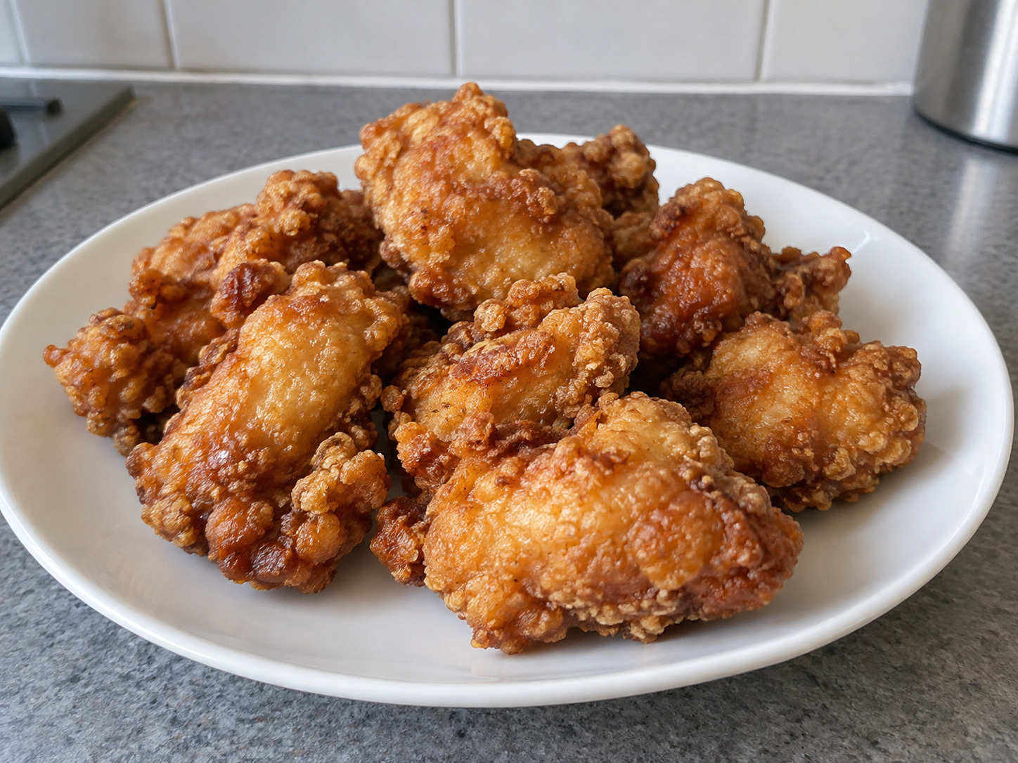 Ayam Karaage Jepang — hidangan selesai