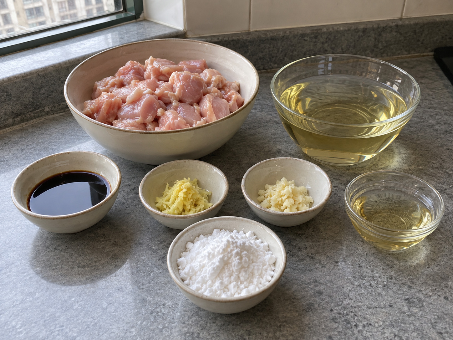Ayam Karaage Jepang — bahan