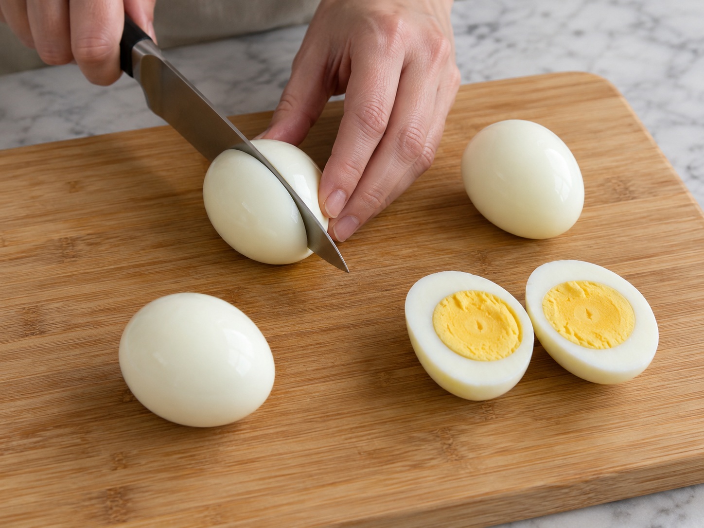 Japanese Miso Ramen with Corn and Egg — Peel eggs