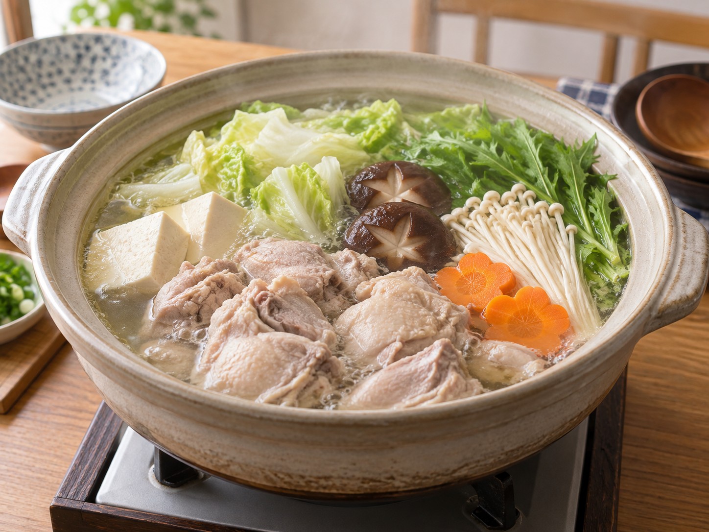 日式水炊雞肉鍋 — 完成圖