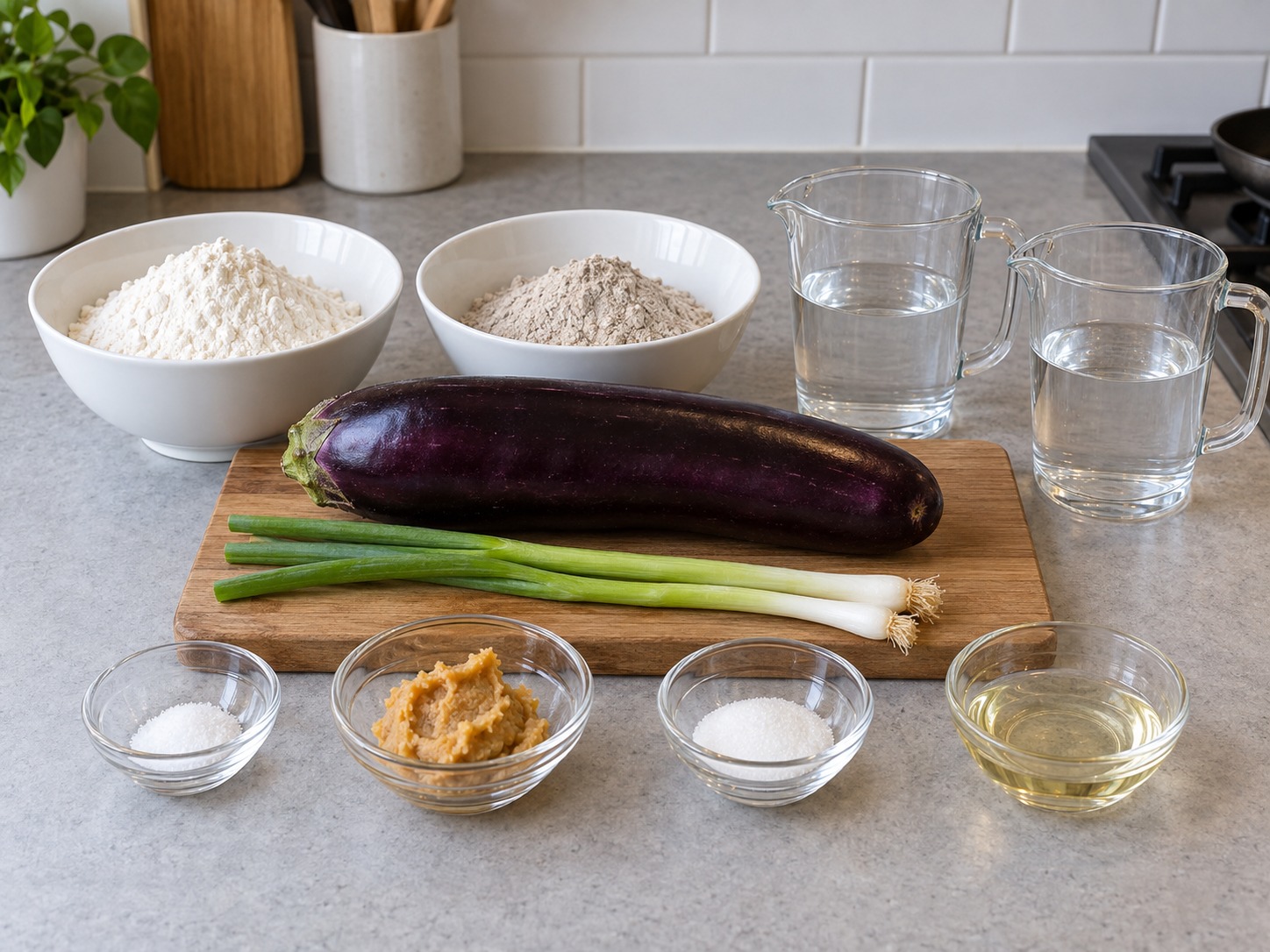 Pangsit Panggang Sayur Oyaki Nagano — bahan