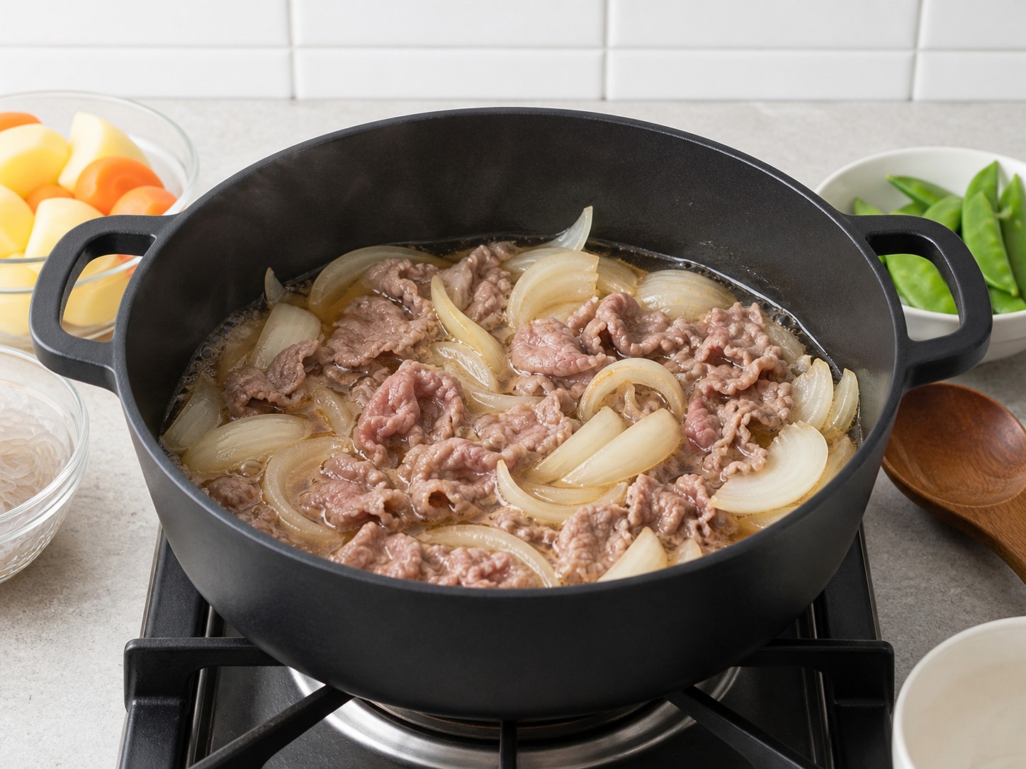 日式薯仔炆牛肉：步驟 7