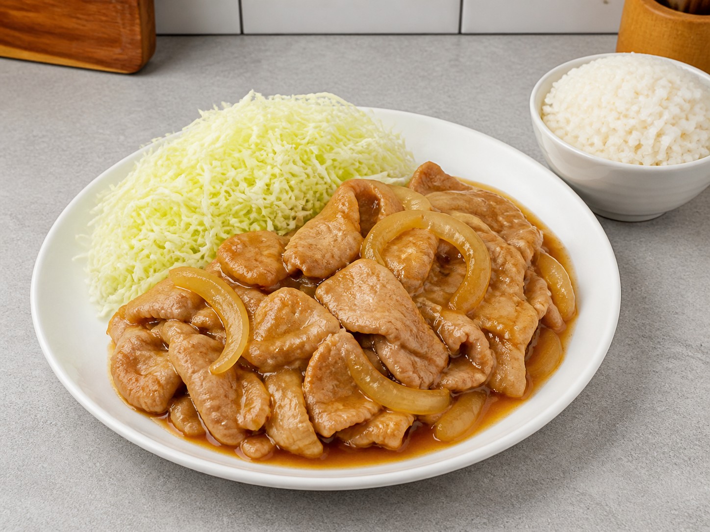 日式薑汁燒豬肉 Japanese Pork Shogayaki