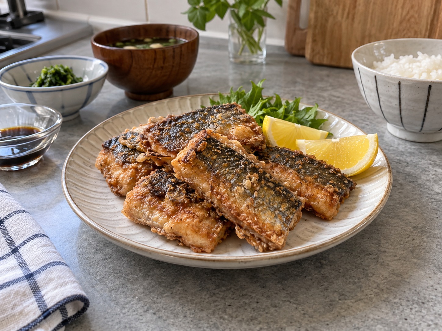 日式龍田炸鯖魚 — 完成圖