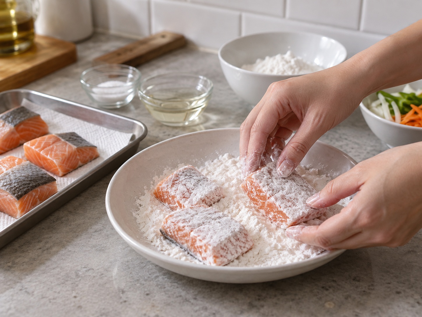 Japanese Salmon Nanbanzuke — Season and coat