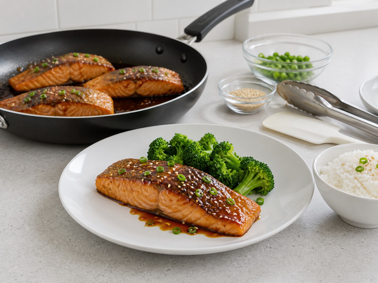 日式照燒三文魚 Japanese Teriyaki Salmon