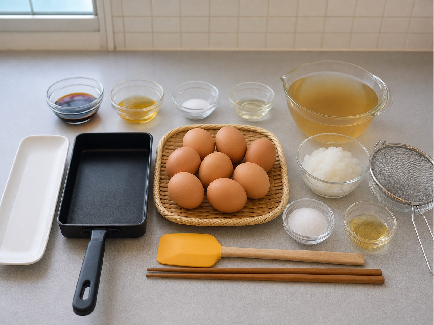 日式玉子燒主要材料總覽