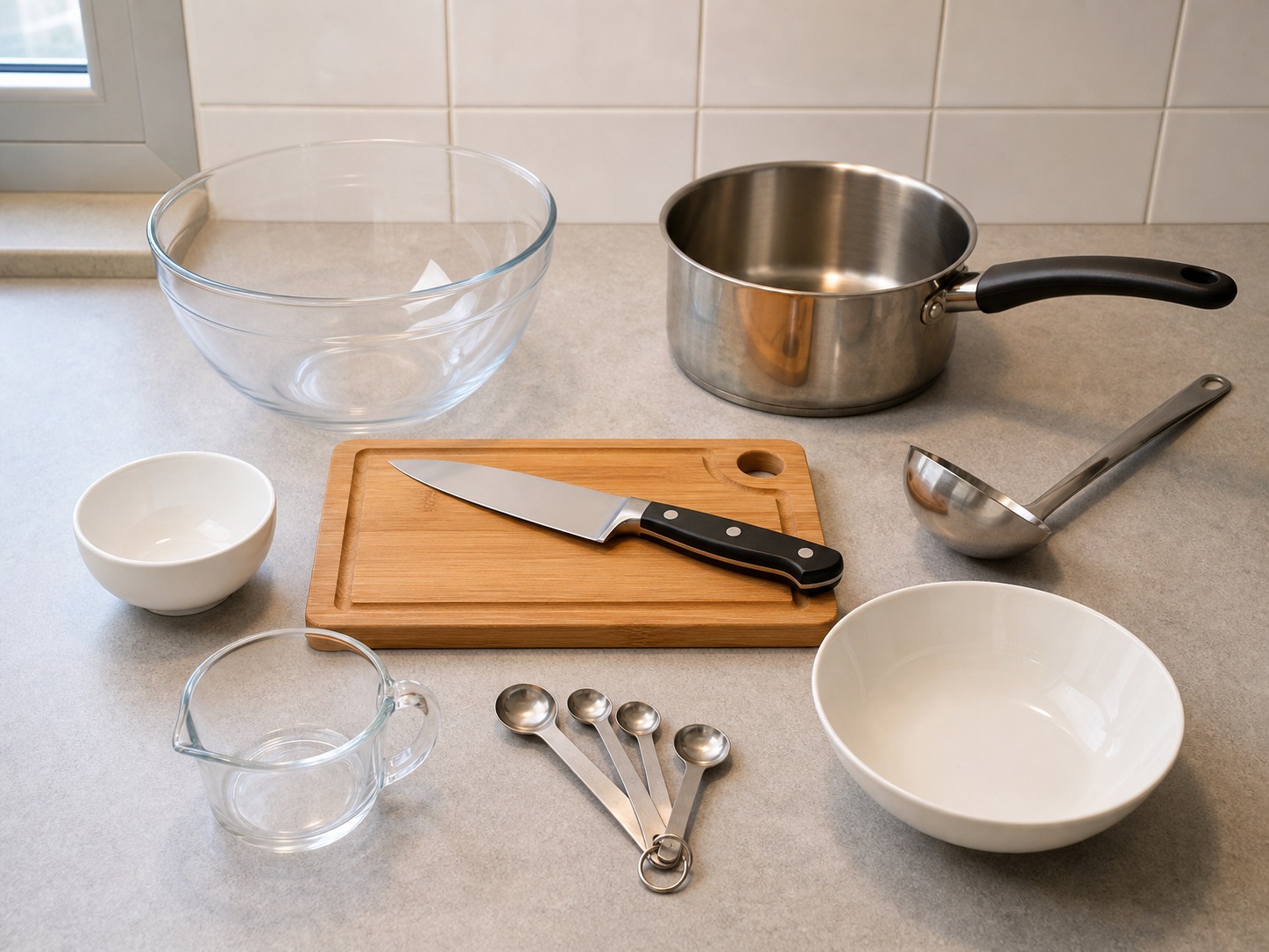 Sup Miso Tahu dan Wakame ala Jepang required home-kitchen tools