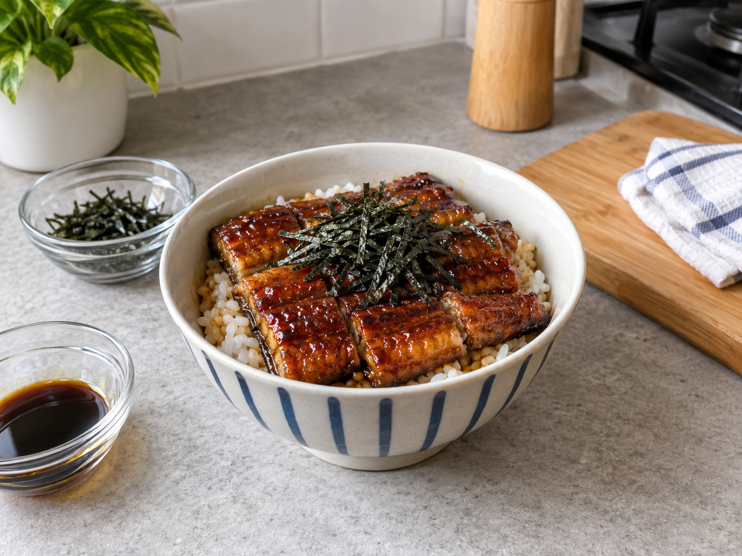 日式鰻魚丼 — 完成圖