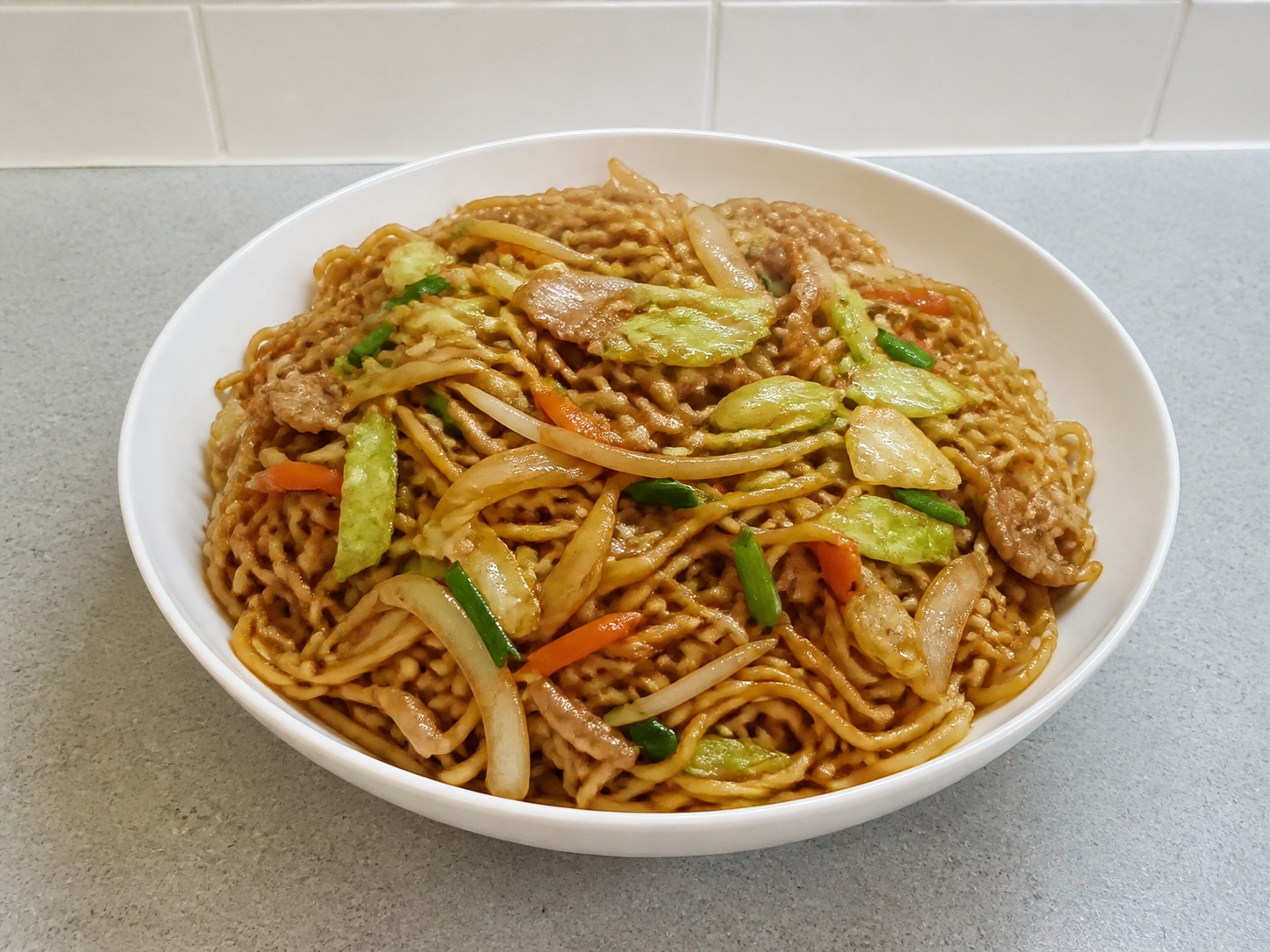 Yakisoba ala Jepang finished dish